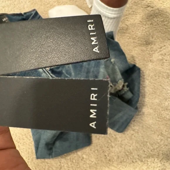 Amiri Denim Blue Jeans - Picture 4 of 6
